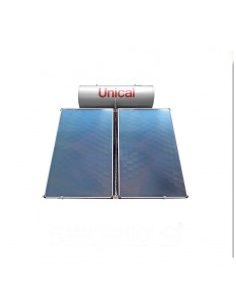 Unical Ecosun 300 Lt Sistema Solare a Superficie Inclinata/Piana con Due Collettori da 2,40 Mq