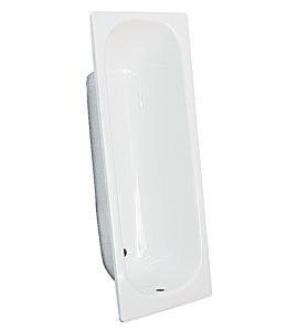 VASCA RETTANGOLARE IN ACCIAIO SMALTATO SOLO GUSCIO 170x70 cm