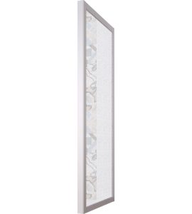 PARETE DOCCIA FISSA "ACRIL" BIANCO PASTELLO 87-90 cm
