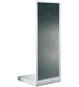 PARETE DOCCIA FISSA "SMERALDA" BOLLICINE ACRILICO 88-92 cm