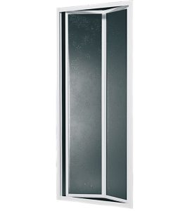 PORTA DOCCIA A SOFFIETTO "SMERALDA" BOLLICINE ACRILICO 98-103 - Ap. 88 cm