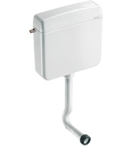 CASSETTA DI SCARICO A ZAINO "VIVA" SINGOLO SCARICO Bianca