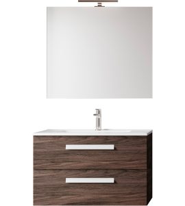 MOBILE DA BAGNO ANGELA 85 Base 80 cm Olmo Caffè