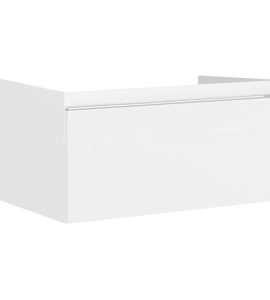 CASSETTO SOSPESO APERTO "ALBATROS" BIANCO OPACO 80 cm