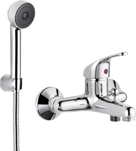 MISCELATORE VASCA ESTERNO VENEZIA Cromo + Set Doccetta