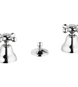 BATTERIA BIDET ROME Cromo + Piletta 1"1/4