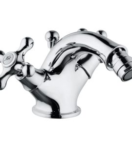 MISCELATORE BIDET MONOFORO LUSSO ROME Cromo + Piletta 1"1/4