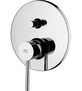 MISCELATORE INCASSO DOCCIA CON DEVIATORE "STICK" cromo