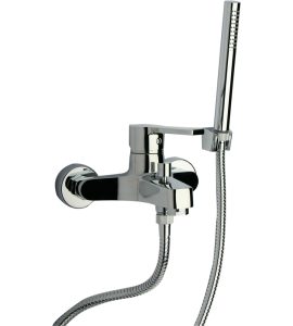 MISCELATORE VASCA ESTERNO "LE MANS" Cromo + Set Doccia