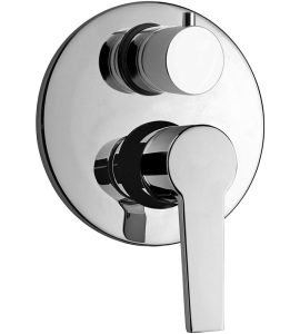 MISCELATORE INCASSO DOCCIA CON DEVIATORE "LE MANS" Cromo