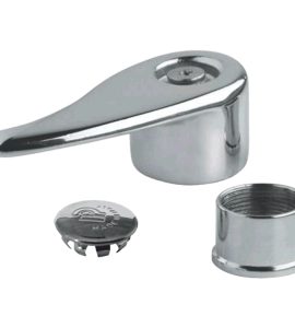 LEVA PER PASSI RAPIDI INCASSO CON GHIERA Cromo