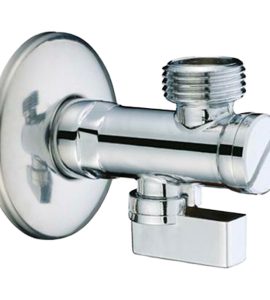 RUBINETTO FILTRO A SFERA SOTTOLAVABO "COMPACT" 1/2"x1/2" + Rosetta