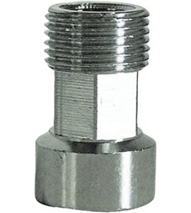 PROLUNGA SOTTOLAVABO 3/8"MF IN OTTONE CROMATO 40 mm