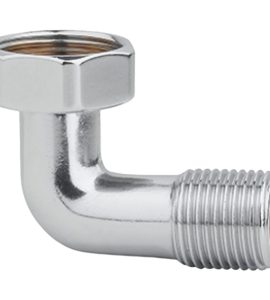 CURVETTA PER SCALDABAGNO CROMATA M1/2" x F3/4"