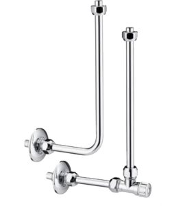 KIT COMPLETO DI ALLACCIAMENTO ACQUA PER SCALDABAGNO M1/2" x F1/2"