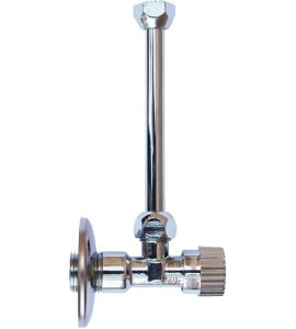 KIT COMPLETO DI ALLACCIAMENTO ACQUA PER CASSETTA WC 1/2"x3/8" - 15 cm