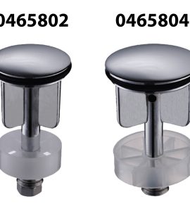 TAPPO SALTERELLO PER LAVABO E BIDET CON CESTELLO IN METALLO 1"1/4