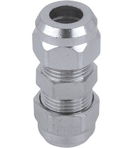 NIPLES DOPPIO PER TUBETTO RAME CROMATO Ø12