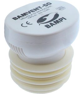 VALVOLA DI AERAZIONE IMPIANTO DI SCARICO BAMVENT 50 Ø32/40/50/63 mm