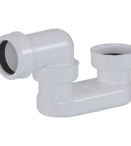 SIFONE RIBASSATO PER PIATTO DOCCIA O VASCA ORIENTABILE 1"1/2 x Ø40 mm