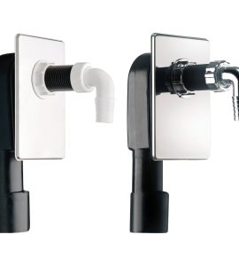 SIFONE A INCASSO PER LAVATRICE ISPEZIONABILE 1" X Ø40/50 M