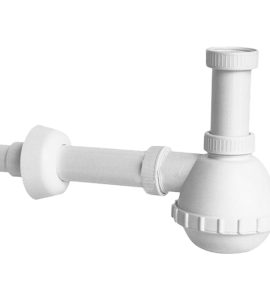 SIFONE PER LAVELLO CUCINA A 1 VIA "FRANCIA" 1"1/2 x Ø32/40 mm