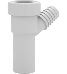 RACCORDO AUSILIARIO PER ATTACCO SCARICO LAVATRICE/LAVASTOVIGLIE 1"1/4 x Ø32 mm