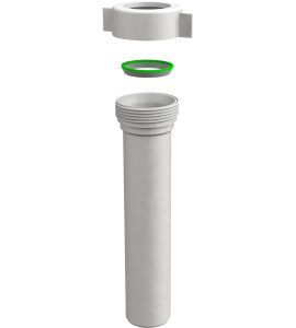 PROLUNGA FEMMINA UNIVERSALE PER SIFONE 1"1/2 x Ø40 - L.230 mm