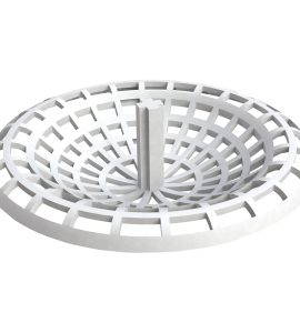 CESTELLO GRIGLIATO UNIVERSALE PER PILETTA LAVABO Ø 70-80 mm