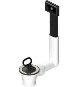 PILETTA IN PVC PER LAVELLO CUCINA CON FORO Ø70 CTP 1"1/2 x Ø70 mm