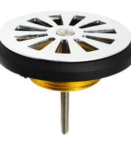 PILETTA A GRIGLIA PER PIATTO DOCCIA CON FORO Ø60 IN OTTONE OMP 1"1/2 x Ø80 mm