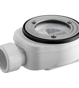 PILETTA SIFONATA PER PIATTI DOCCIA CON FORO Ø90 "ALTAIR" 1"1/2