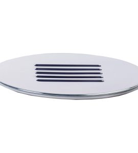 GRIGLIA IN OTTONE PER PILETTA DOCCIA ALTAIR "GRATED" Ø110 mm - Cromo