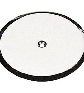 PIATTELLO COPRISIFONE A PAVIMENTO IN ACCIAIO INOX Ø150 mm