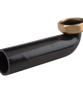 CODOLO CURVO PHED CON DADO IN OTTONE 1"1/2 x Ø40 mm