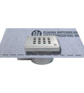 CHIUSINO 10x10 PER DOCCIA A PAVIMENTO + Guaina 2mq