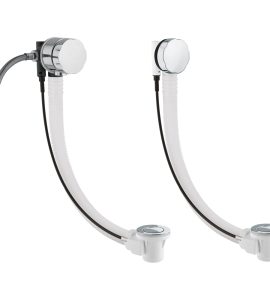 COLONNA DI SCARICO VASCA IN POLIPROPILENE c/seduta 56-65 cm