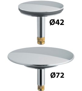TAPPO PER COLONNA VASCA Ø72 mm