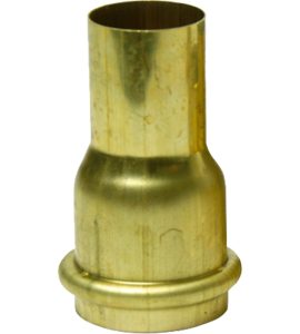 MANICOTTO RIDOTTO A SALDARE DI PASSAGGIO PIOMBO-PLASTICA Ø40x32 mm