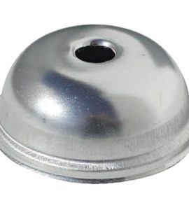 ROSONE BOMBATO PER SOTTOLAVABO IN OTTONE CROMATO Øi.14 x Øest.55 mm