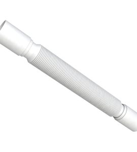 TUBO COMPRIMIBILE CON DOPPIO IMBUTO MASCHIO Ø40/50 x Ø40/50 mm