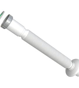 TUBO COMPRIMIBILE CON GHIERA IN LEGA LEGGERA + ROSONE 1"1/2 x Ø40 mm