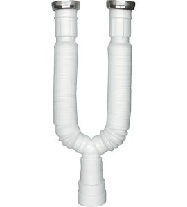 SIFONE COMPRIMIBILE A 2 VIE  1"1/2 x 32÷40÷50