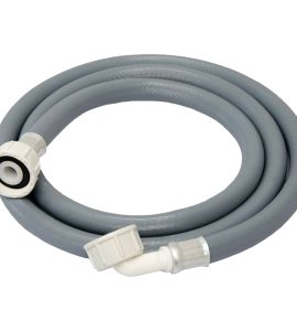 TUBO CARICO LAVATRICE FF 3/4" CON CURVA IN PVC cm 300