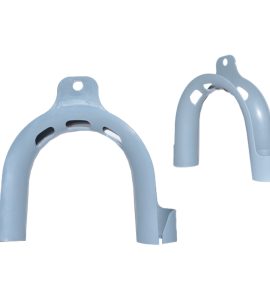 CURVA DI SUPPORTO PER TUBO SCARICO LAVATRICE 180° Grigio