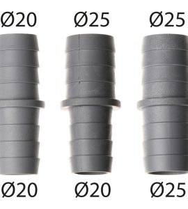 GIUNTO PER TUBO SCARICO LAVATRICE Ø25x25 mm
