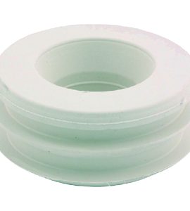 MORSETTO PER WC IN GOMMA BIANCA Øest.55 x Øi.30 mm