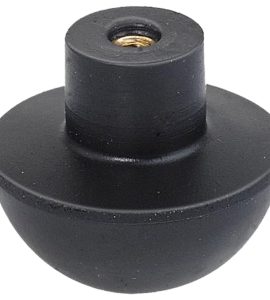 SFERA PER BATTERIA "CATIS" CON NOTTOLINO IN OTTONE Ø34 x H.29 mm