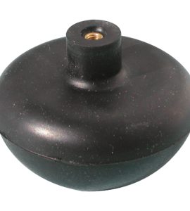 SFERA IN GOMMA CON NOTTOLINO OTTONE Ø64