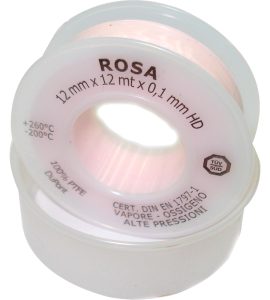 NASTRO TEFLON PER VAPORE E ALTE TEMPERATURE H.19 x 0